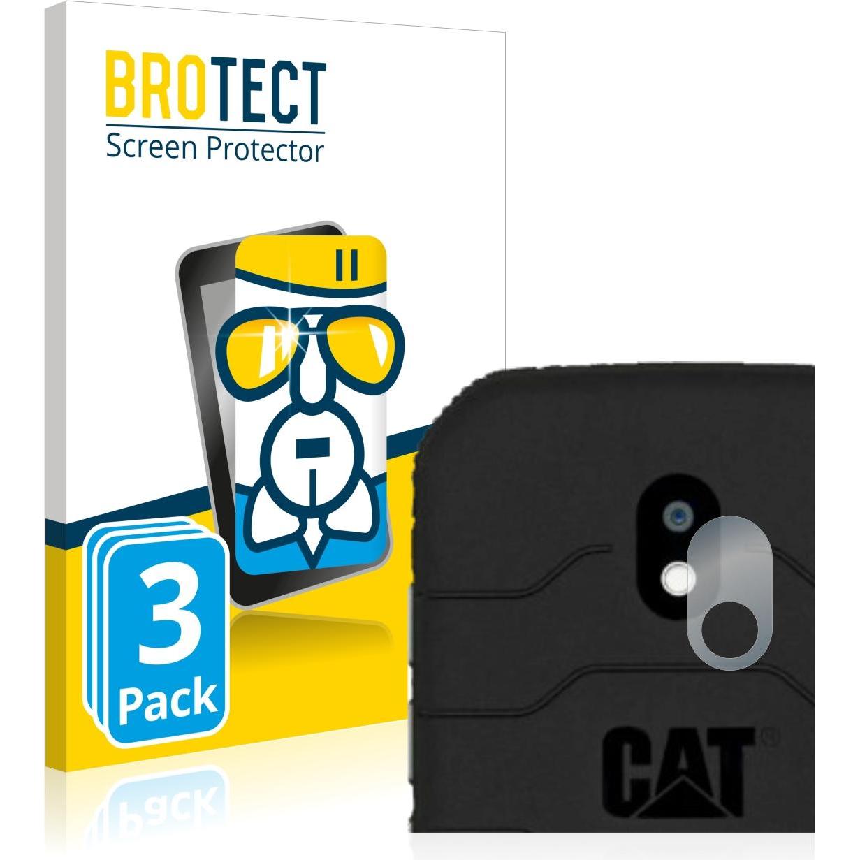 Thumbnail - BROTECT AirGlass Panzerglasfolie (3 Stück, Cat S42), Smartphone Schutzfolie, Transparent