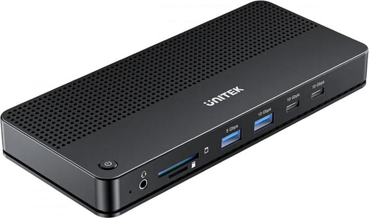 Produktbild Unitek D1104A01 13in1 MST HDMI DP 8K PD 100W Dockingstation (USB-C, 13 Ports)