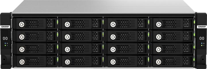 Actual product image QNAP TL-R1620Sdc, 16-bay, 3U, rackmount, SAS, JBOD, expansion enclosure with SAS expander, 12