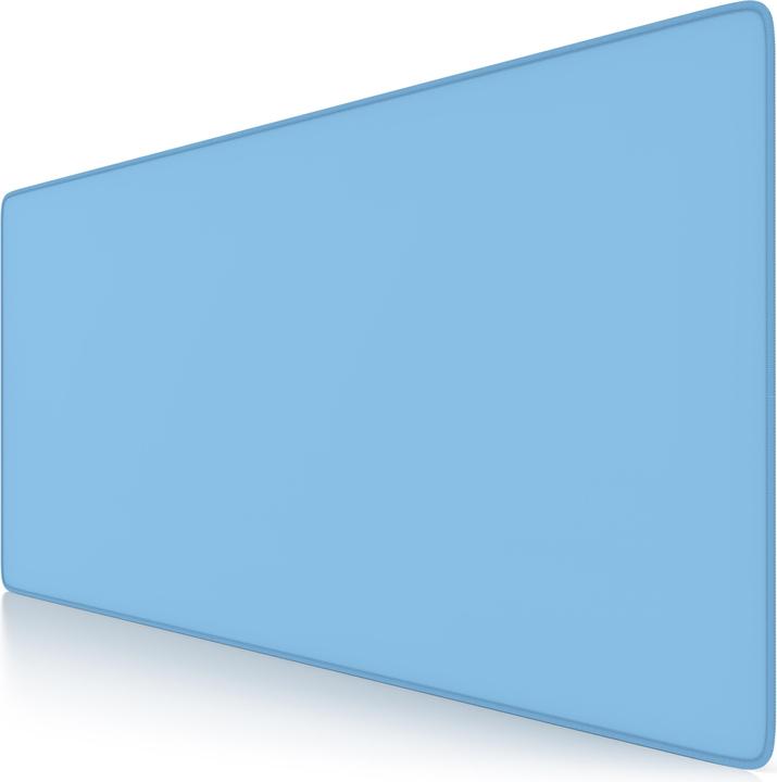 CSL Gaming Mauspad, XXL, 900 x 400 x 3 mm, Mausmatte, extralarge, waschbar, hellblau (XXL)