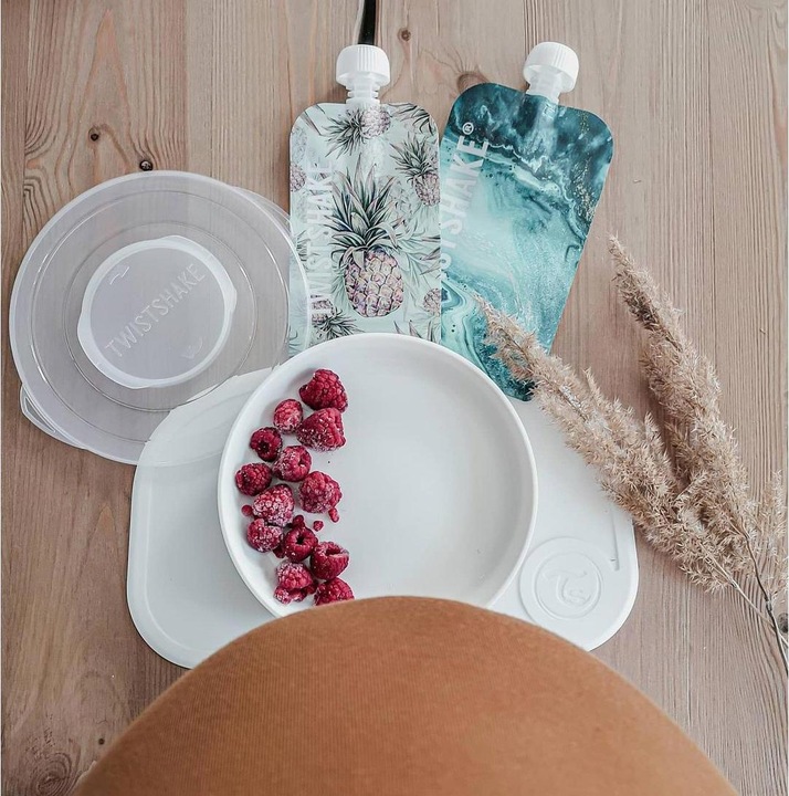 Actual product image Twistshake Click-Mat Mini + Plate