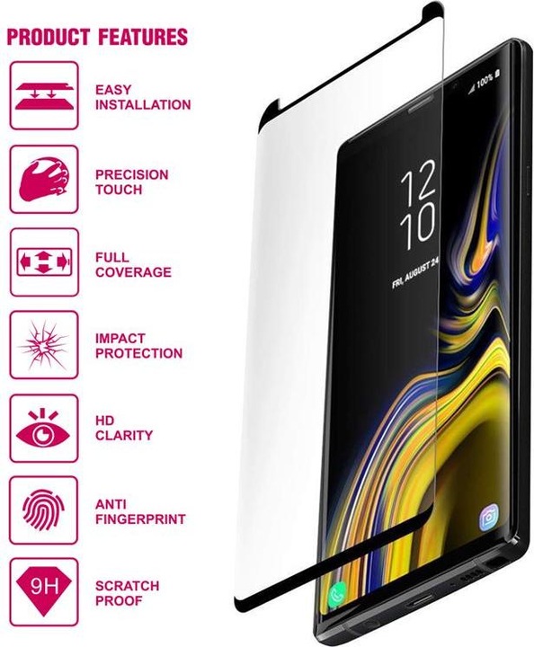 Actual product image Crong Edge Glass 4D Full Glue - Full Image Tempered Glass Huawei Mate 10 universal (1 Piece, Mate 10)