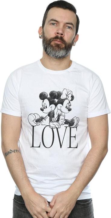 Image du produit Disney - T-shirt MICKEY AND MINNIE MOUSE LOVE - Homme (M)