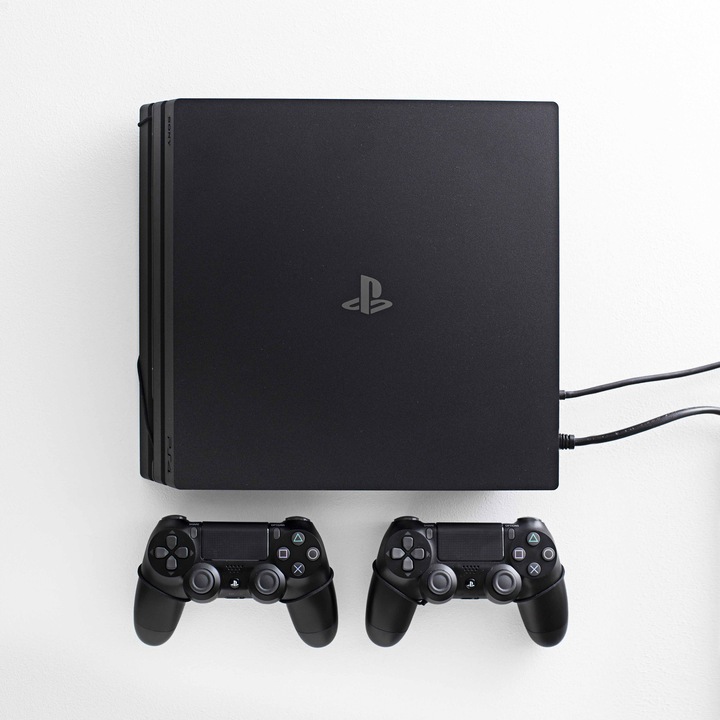 Actual product image Floating Grip Playstation 4 Pro and Controller Wall Mount (PS4)