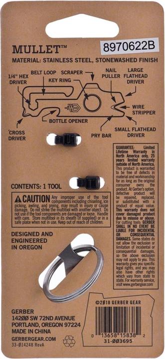 Image du produit Gerber Gear Mullet (9 Fonctions)