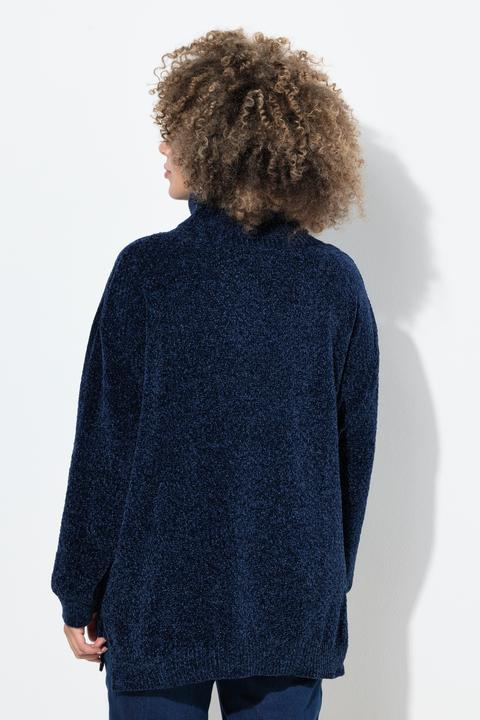 Actual product image Ulla Popken Soft Textured Chenille Oversized Fit Sweater (60)