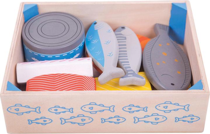 Bigjigs Caisse en bois avec poisson