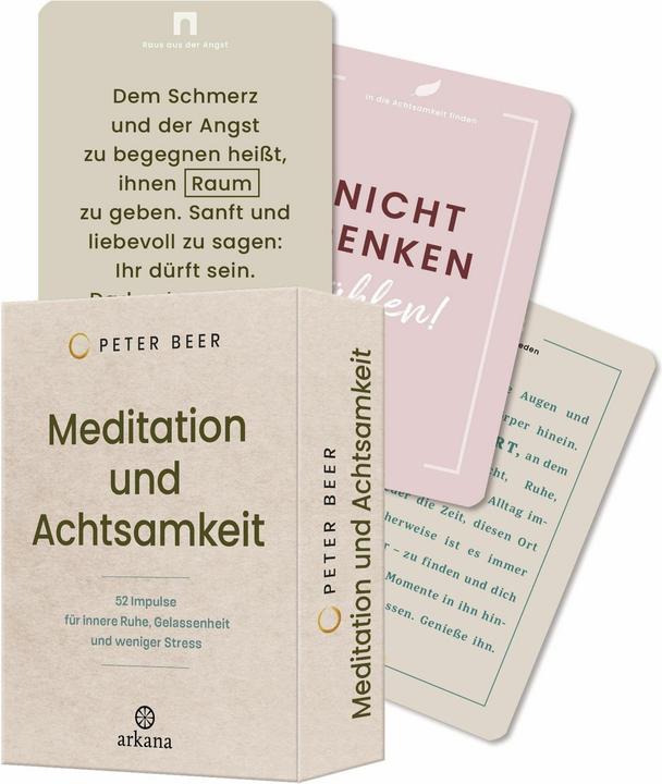 Produktbild Beer:Meditation und Achtsamkeit (Deutsch, Peter Beer, 2026)