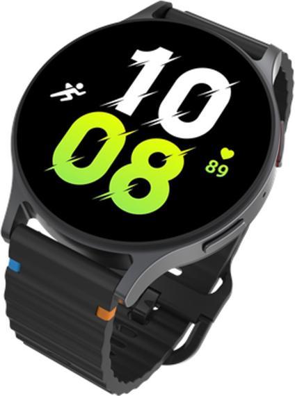 Actual product image Just in Case ActiveFlex Strap - Galaxy Watch 20mm - Black (20 mm, Silicone)
