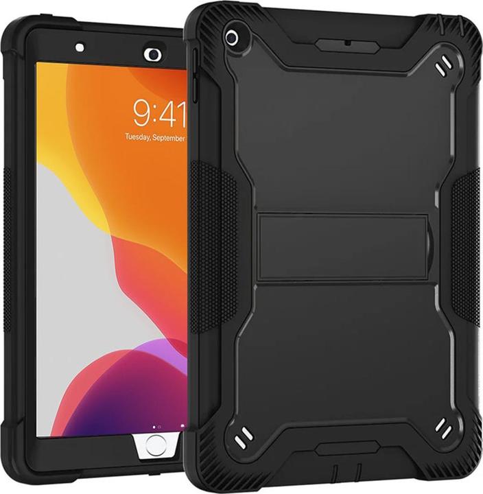 Produktbild Techsuit - Rugged TabShell + Screen Protector - iPad 10.2 (2019/2020/2021) - Black (Apple iPad 2019 (7. Gen), Apple iPad 2020 (8. Gen), Apple iPad 2021 (9. Gen))