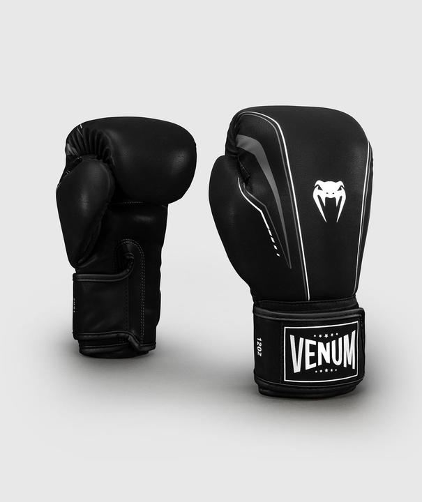 Produktbild Venum Streamline Boxhandschuhe Schwarz/Weiss (16 OZ)