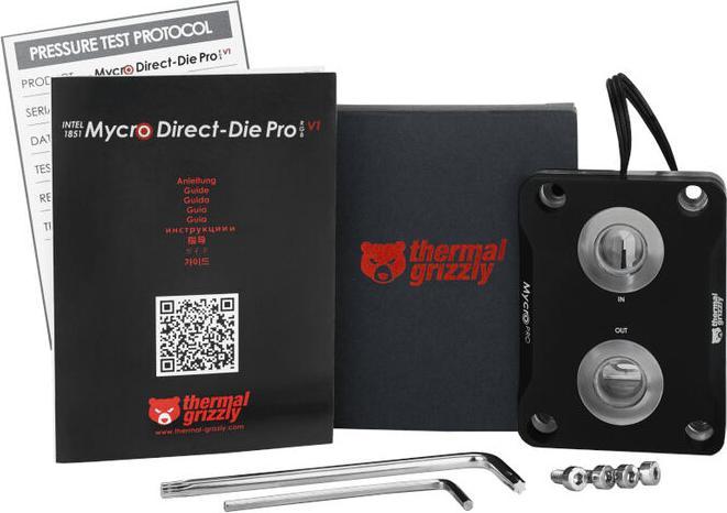 Actual product image Thermal Grizzly TG Intel 1851 Mycro Direct-Die Pro RGB V1