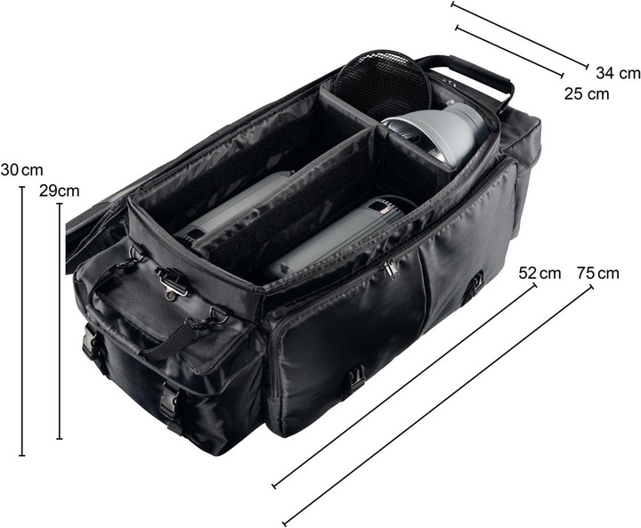 Actual product image Walimex Photo and studio bag XXL (Camera shoulder bag, 10 l)