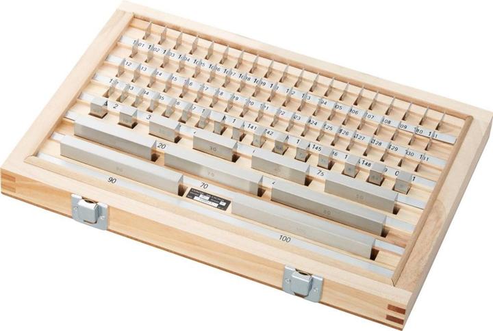 Fortis Parallelmaten blokset staal 87 onderdelen tolerantieklasse 0