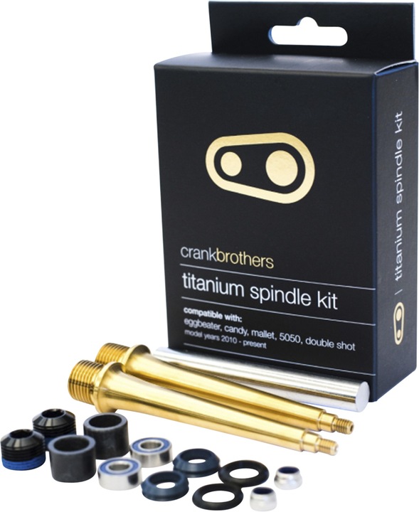 Immagine prodotto Crankbrothers Kit di aggiornamento dell'asse del pedale in titanio
