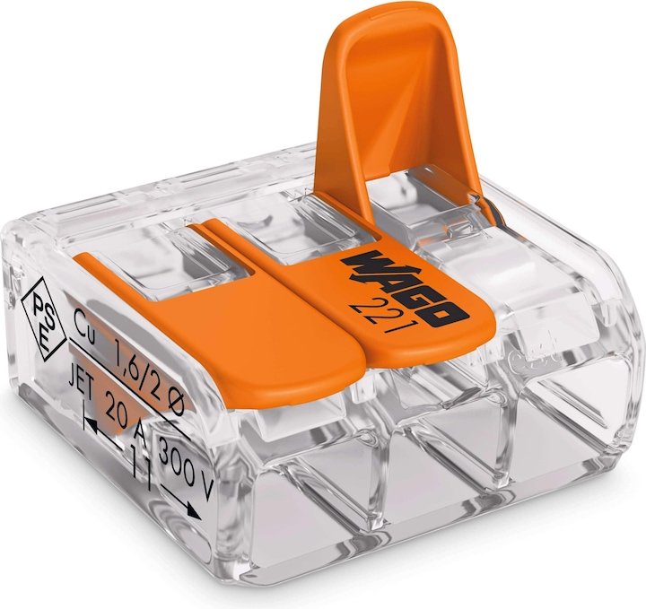 Immagine prodotto Wago Morsetto di collegamento COMPACT 3 volte 50 pezzi