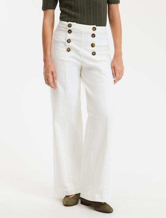 Produktbild La Redoute Collections Weite High-Waist-Jeans mit Hosenklappe (32)