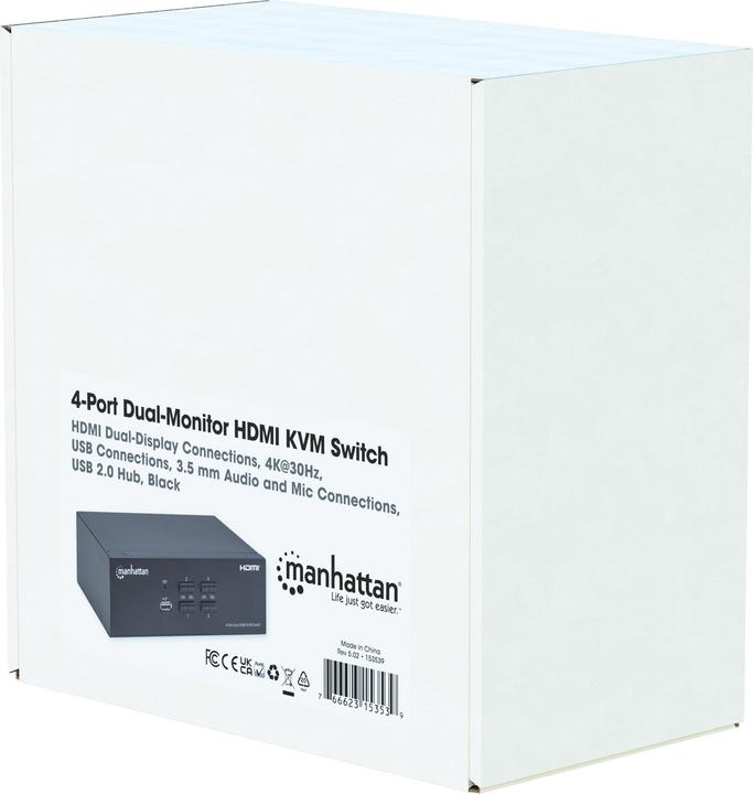 Actual product image Manhattan KVM switch