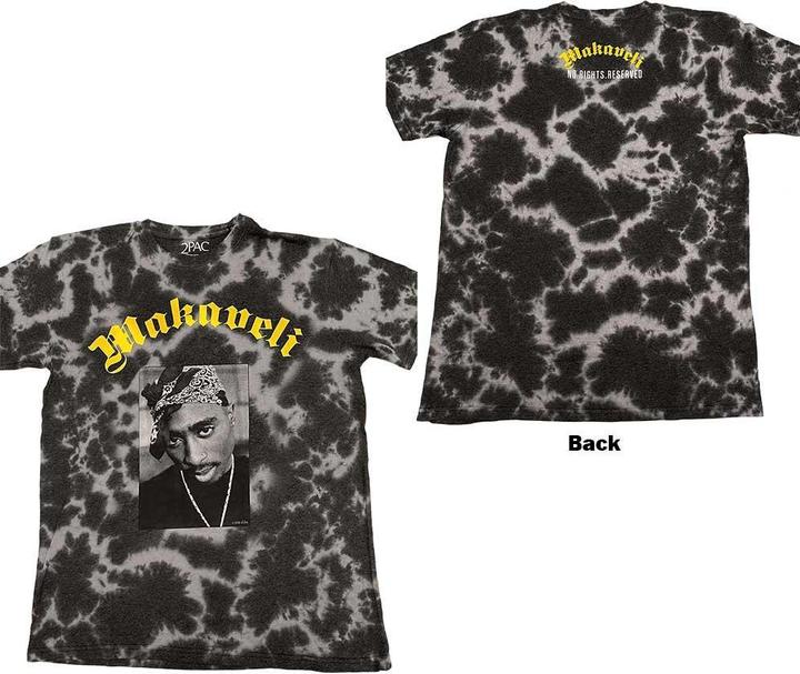 Immagine prodotto Tupac Shakur Maglietta Makaveli Tie Dye Unisex Adulto (M)