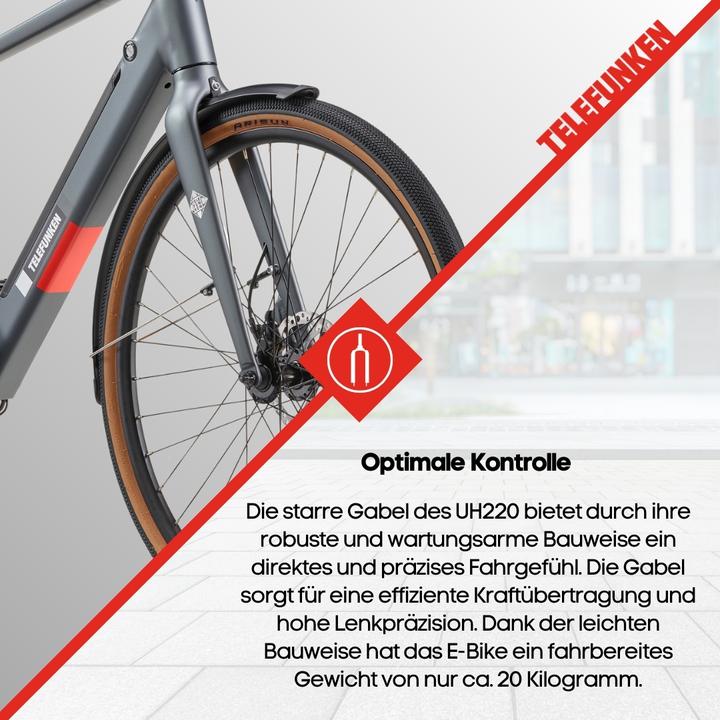 Produktbild Telefunken Urban E-Bike Herren UH220 28 Zoll Hinterradmotor Automatikschaltung