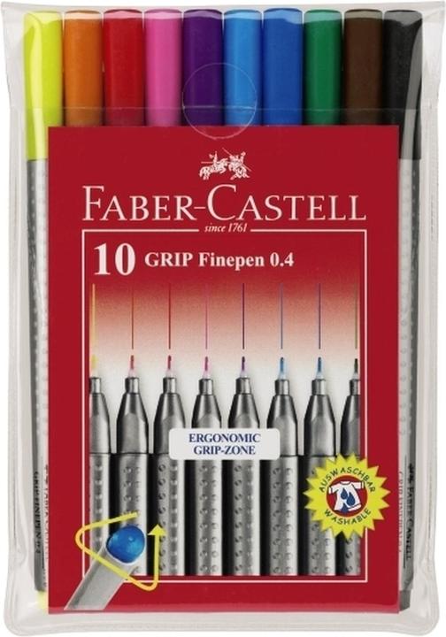 Produktbild Faber-Castell Grip Finepen (Mehrfarbig, 10 x)