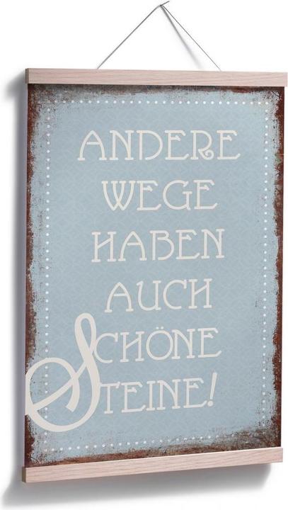 Actual product image Trenddeko Other paths also have beautiful stones (70 x 100 cm)