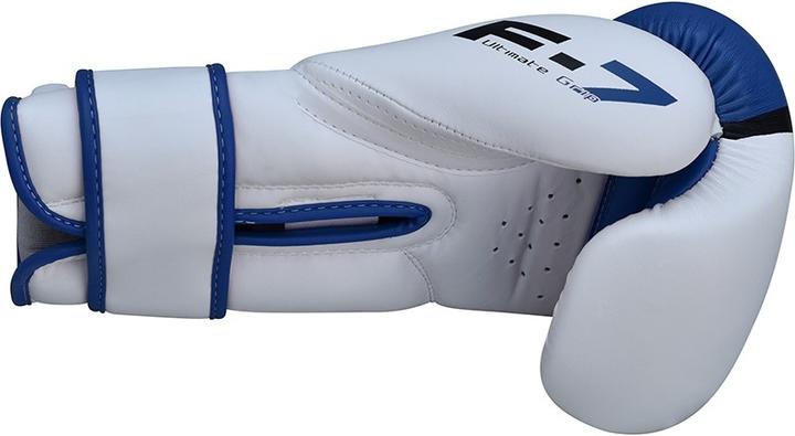 Actual product image Rdx F7 Ego Boxing Gloves Blue (16 OZ)