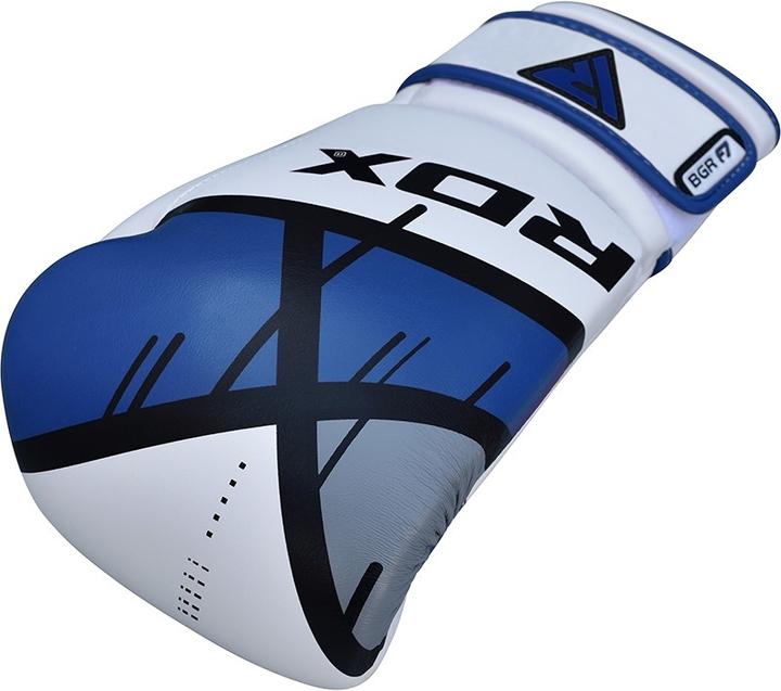 Actual product image Rdx F7 Ego Boxing Gloves Blue (16 OZ)
