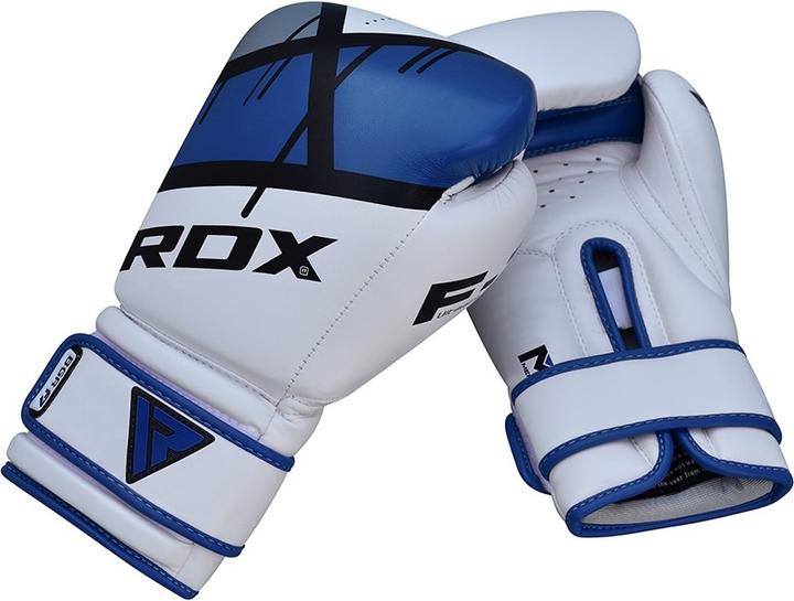 Actual product image Rdx F7 Ego Boxing Gloves Blue (16 OZ)