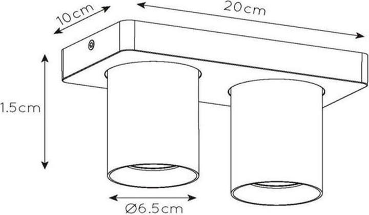 Image du produit Lucide Nigel (320 lm, GU10)