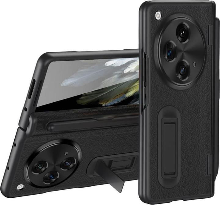 Produktbild Cover-Discount OnePlus Open - 360-Grad Schutzhülle mit Kickstand schwarz (OnePlus Open)