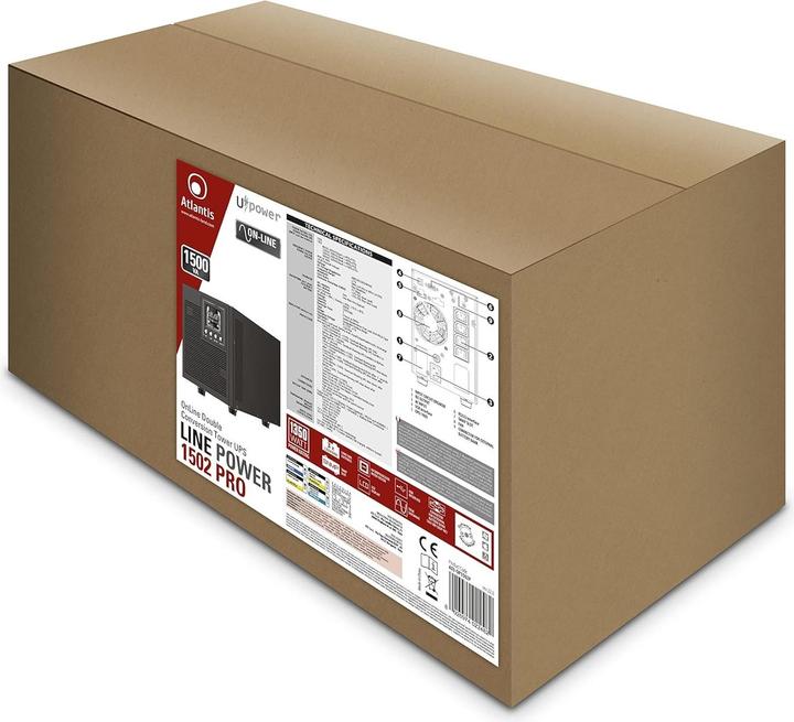 Image du produit Land A03-HP3003P alimentation sans interruption (UPS) Line Interactive 2 kVA 1400 W 6 prise(s) AC (2000 VA, 1400 W, Line-interactive Onduleur)