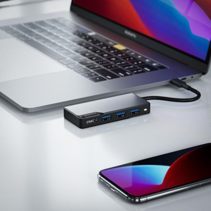 Actual product image Alogic Fusion Core USB-C 5 In 1 HDMI (USB-C, 5 Ports)