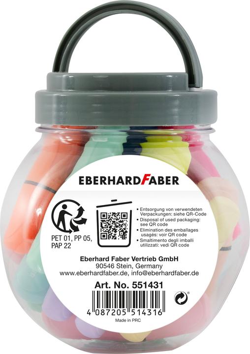 EberhardFaber Textmarker 12ST Mini Neon+Pastell (12x)