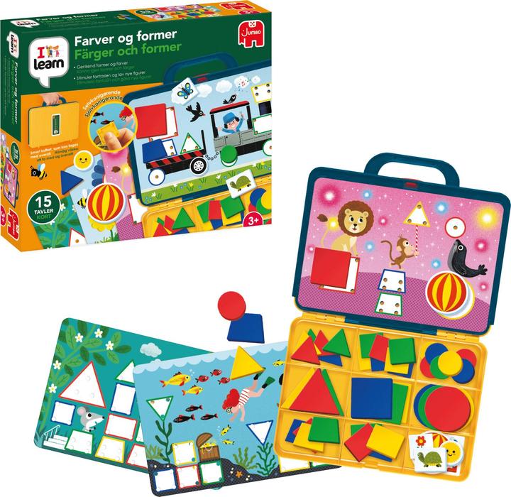 Image du produit Jumbo - I Learn - Colors & Shapes (DK & SE) (19905) (Danois, Suédois)