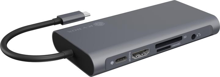 Produktbild Icy Box IB-DK4040-CPD - USB Type-C mini Dock PD (USB-C, 10 Ports)