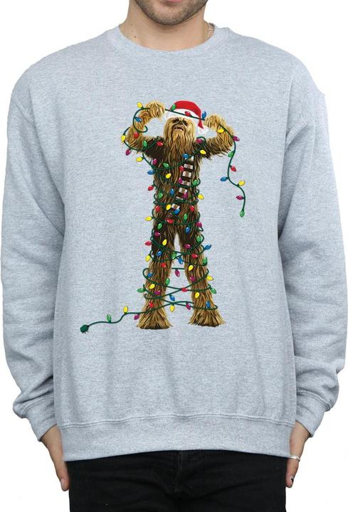 Immagine prodotto Star Wars Chewbacca Christmas Lights Felpa Uomo (M)