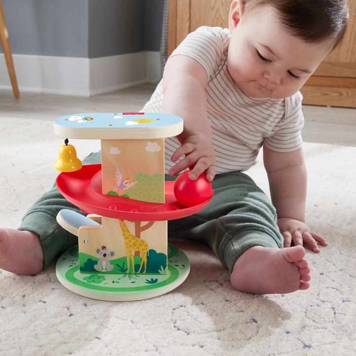 Immagine prodotto Fisher-Price Pista per palline del mondo animale in legno