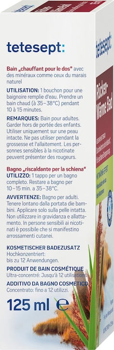 Immagine prodotto Tetesept Bagno di calore posteriore (125 ml, Sali da bagno)