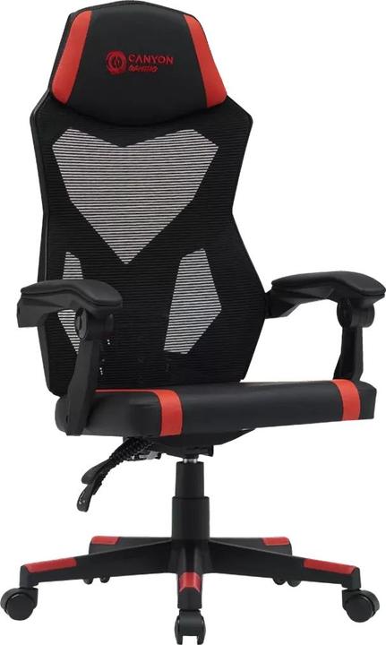 Produktbild Canyon Computerstühle / Schreibtische Gaming Stuhl Flow MCH01 Mesh Schwarz Rot