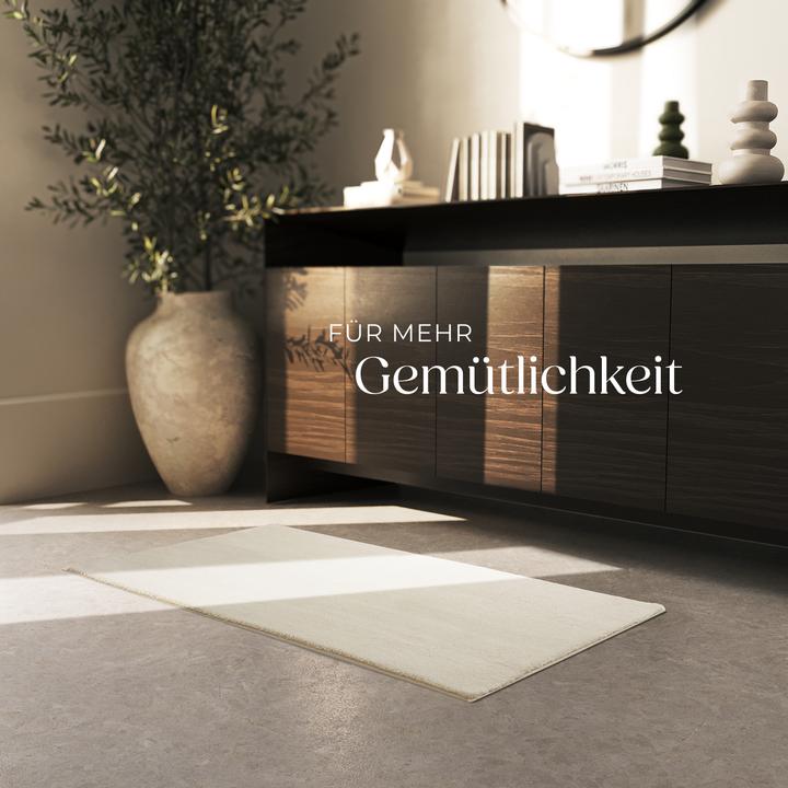 Actual product image tectake Kurzflorteppich Soft Zone (60 x 110 cm)