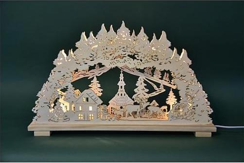 Produktbild Heinz Handelskontor Heinz Schwibbogen 'Seiffener Dorf' 10758