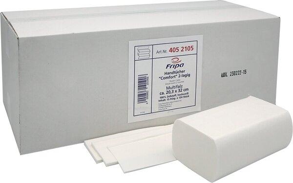Fripa Falthandtuch 1860ST 2-lag. weiss (1 x)