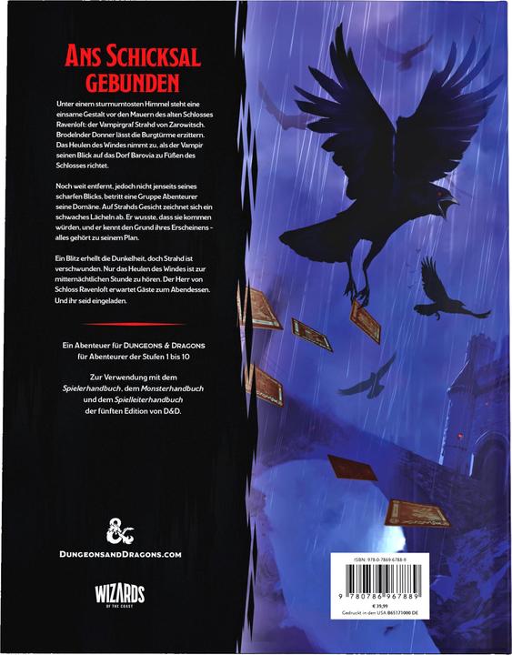 Immagine prodotto Wizards of the Coast Dungeons & Dragons - La Maledizione di Strahd - Tedesco (Tedesco)