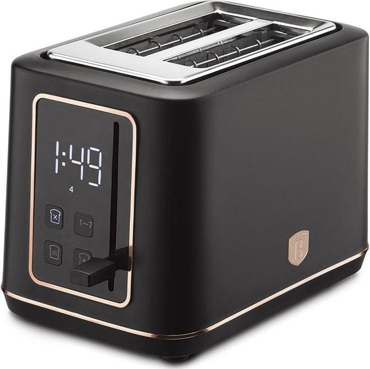 BerlingerHaus Haus Toaster mit Digitalanzeige Black Rose Collection