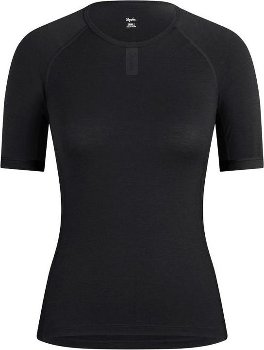 Rapha Baselayer 25 Merino Short Sleeve Women Large Black