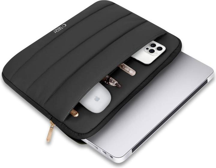 Immagine prodotto Tech-Protect Tech-Protett Fluffy Laptoptasche 13-14 – Schwarz (14")