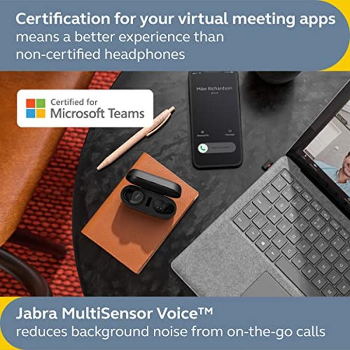 Produktbild Jabra Evolve2 MS (Kabellos, USB-A, Cisco, Microsoft Teams, Zoom)