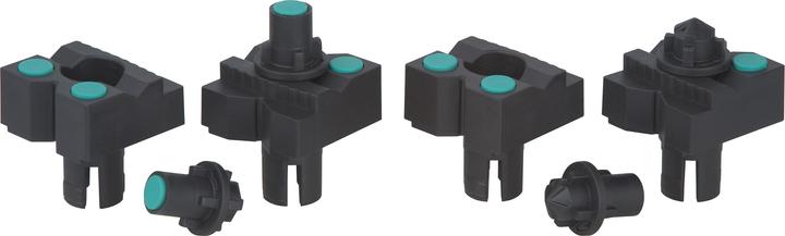 Actual product image wolfcraft 4 clamping jaws with rest pins for painting (6166000 mm)
