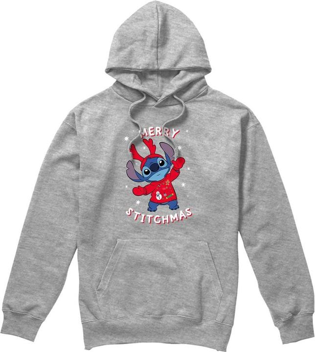 Immagine prodotto Lilo & Stitch Felpa con Cappuccio Cucitura Maglione di Natale Uomo (M)